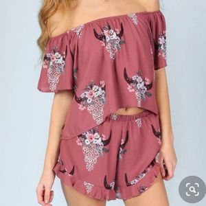 Altar'd State 2-Piece Cow Skull Set